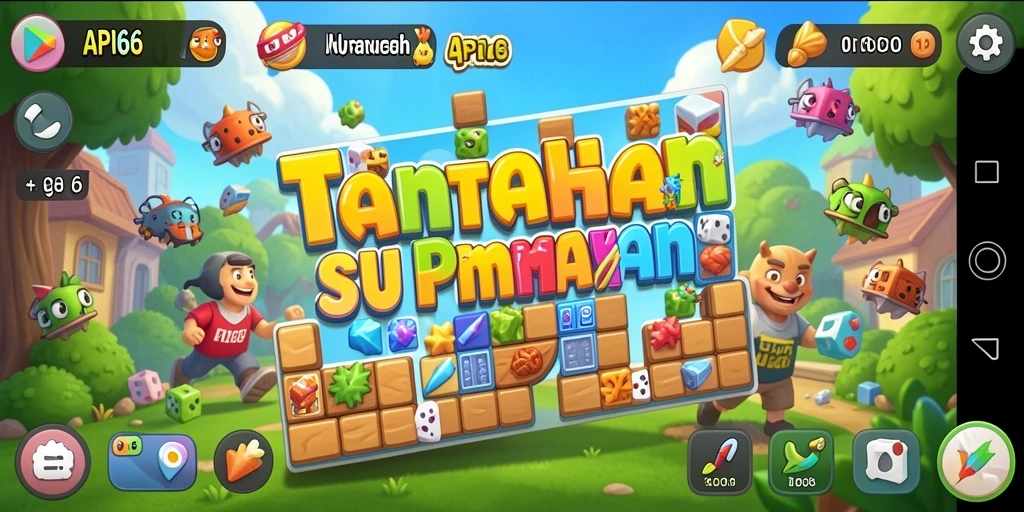 Tampilan gameplay seru dari API66 dengan berbagai puzzle menarik.