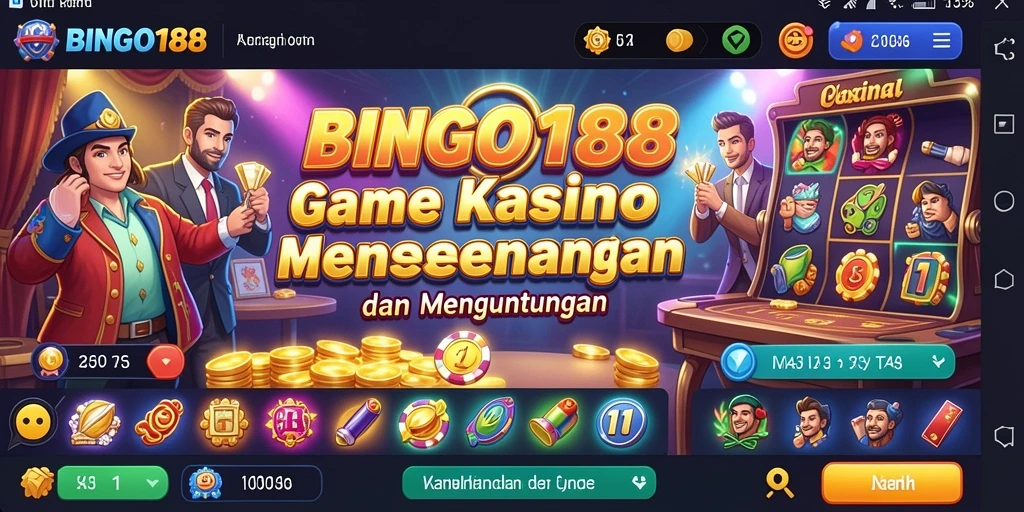 Tampilan gameplay menarik dari BINGO188 yang memukau.
