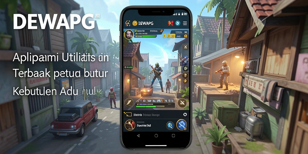 Screenshot utama DEWAPG menampilkan antarmuka aplikasi Utility yang menarik.