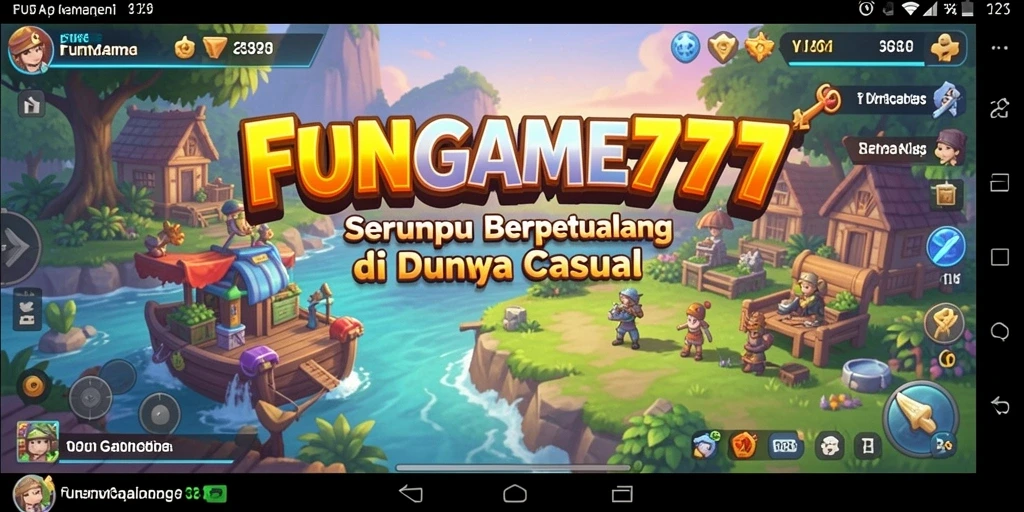 Tangkapan layar FUNGAME777 menampilkan aksi seru di dalam permainan Casual.