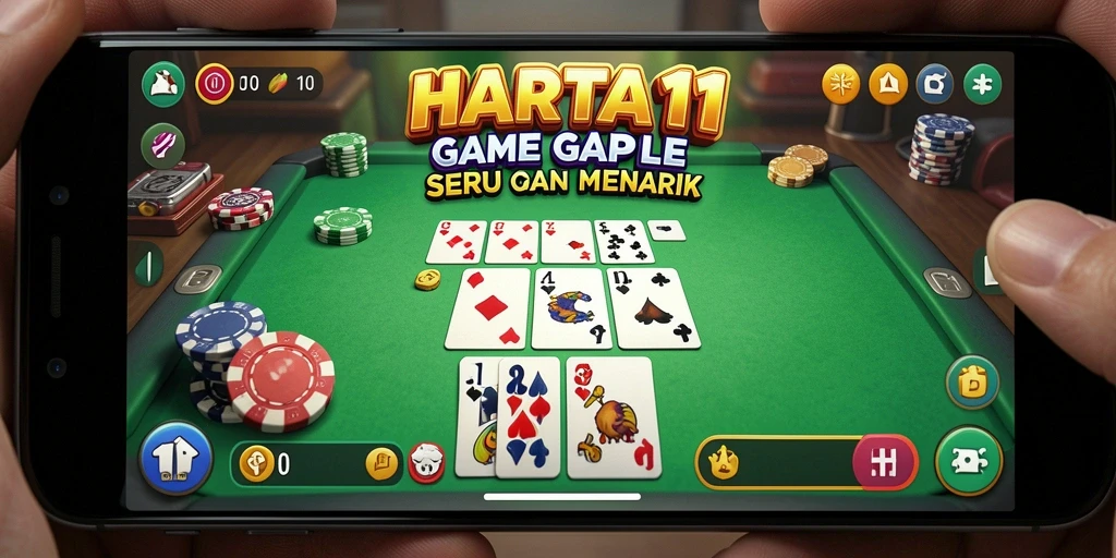 Tampilan gameplay Gaple yang menarik dan kompetitif.