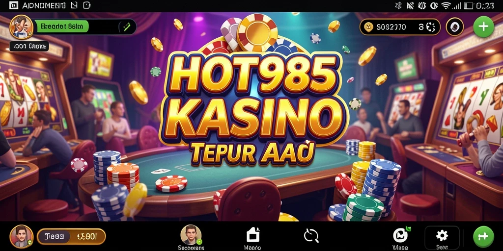Tampilan gameplay Kasino yang menarik di HOT985.