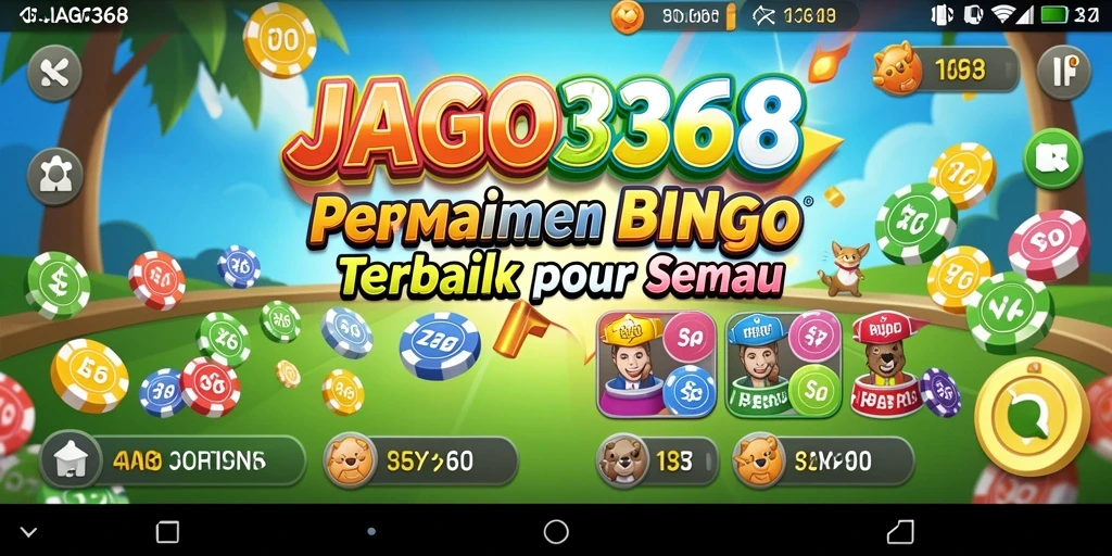Tampilan utama gameplay Bingo di JAGO368 yang menarik dan interaktif.