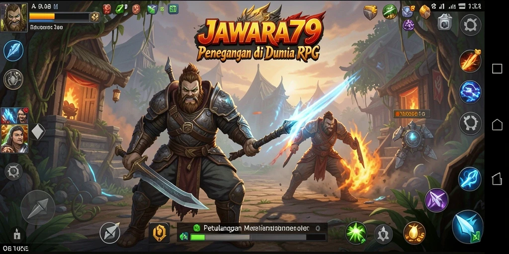 Gameplay menegangkan dari JAWARA79 dengan misi dan pertarungan seru.