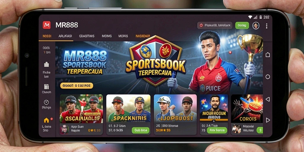Tampilan menarik dari MR888 saat melakukan taruhan olahraga.