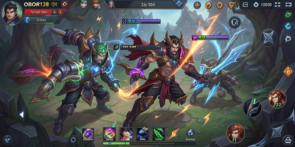 Tangkapan layar mendetail dari gameplay seru OBOR138.