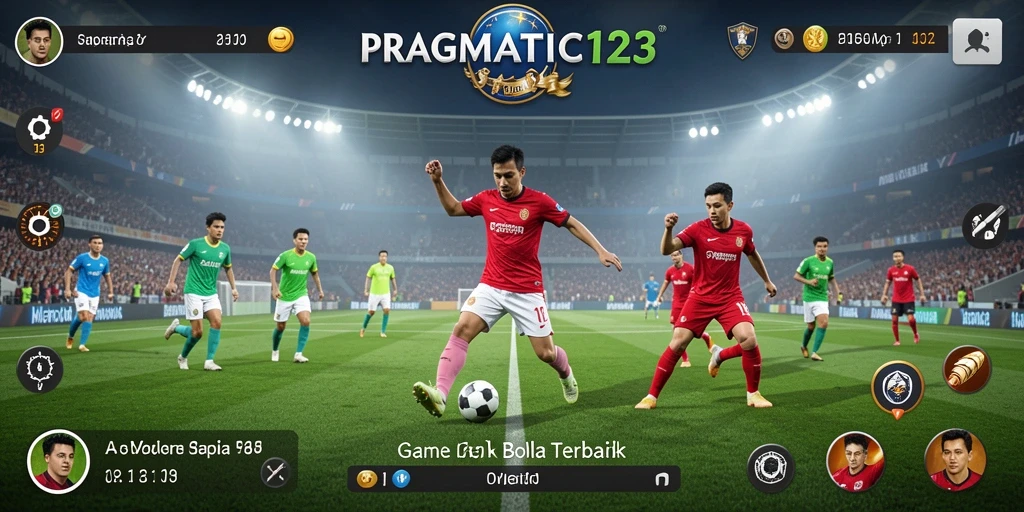Tampilan menarik gameplay PRAGMATIC123 dengan aksi sepak bola yang mendebarkan.