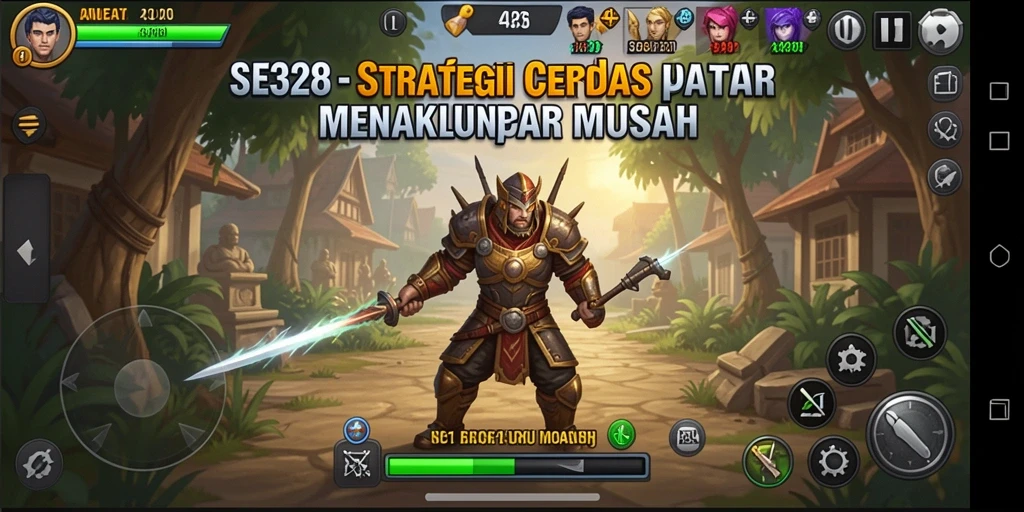 Tampilan screenshot menampilkan aksi seru dalam gameplay SE328 yang strategis.