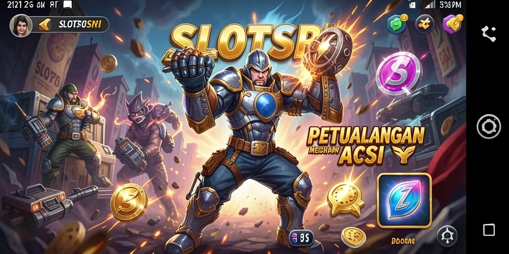 Tampilan seru gameplay SLOTSRI dengan aksi mendebarkan.