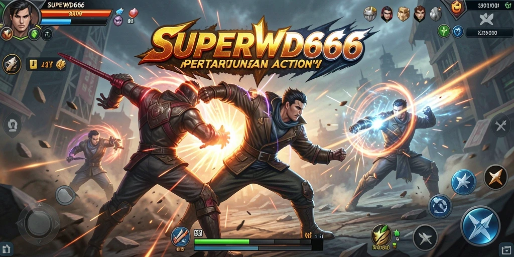 Gameplay dinamis dan seru dalam SUPERWD666.